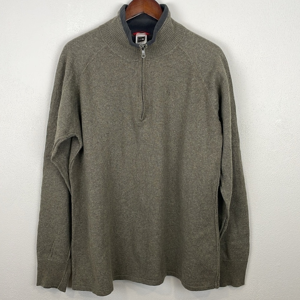The North Face Wool Blend Sweater 1/4 Zip Pullover
